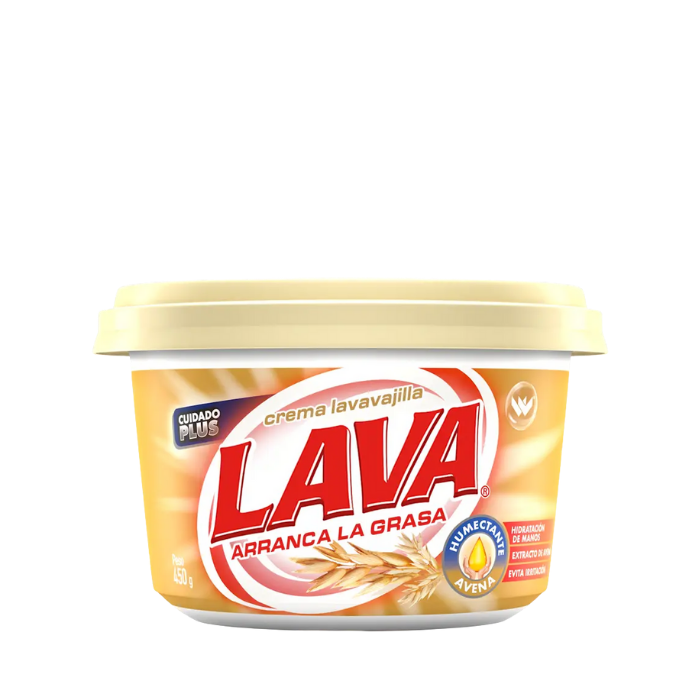 Crema Lavavajilla Lava Avena 450g