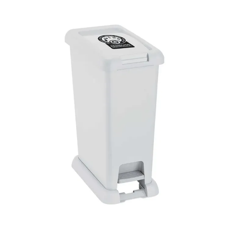 Basurero Rimax C/Pedal Blanco 20L