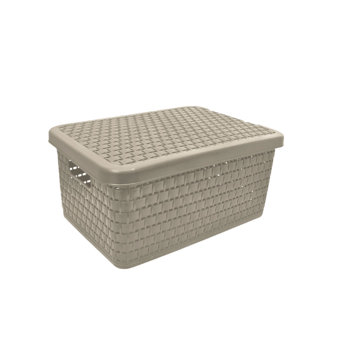 Canastilla Ratán Chic C/Bisagra Beige - Pica