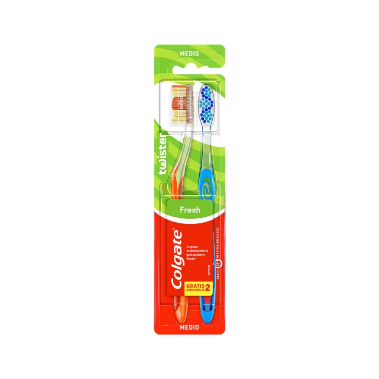 Cepillo Colgate Twister x2 Unidades