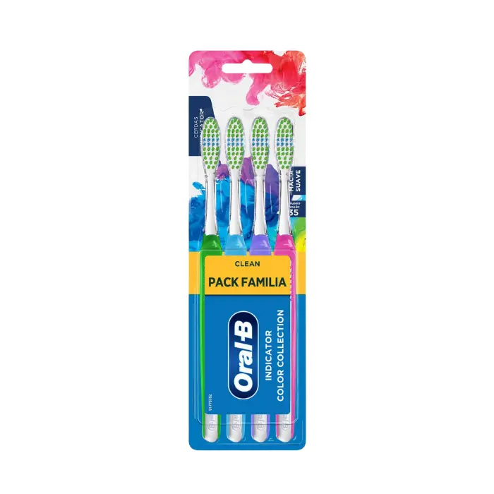 Cepillo Dental Oral B Indicator Suave x4 Unidades