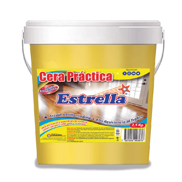 [7861006003876] Estrella Cera En Balde 2.5Kg