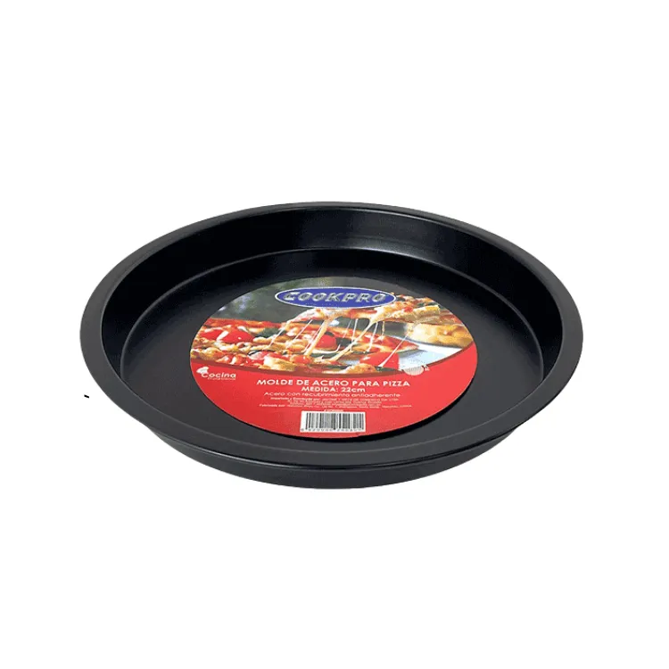 [1827] Cookpro Molde De Acero Para Pizza 22cm