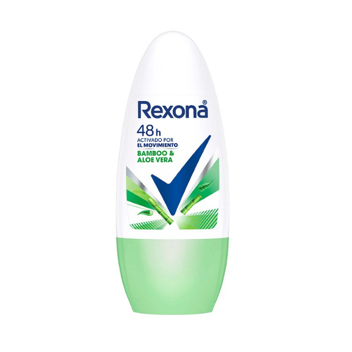 Desodorante Rexona Roll On Bamboo y Aloe Vera 50ml