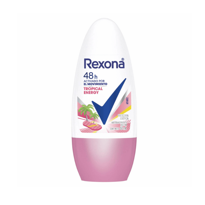 Desodorante Rexona Roll On Tropical Energy 50ml