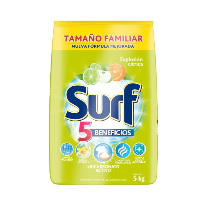 Detergente Surf Limón 5 kg