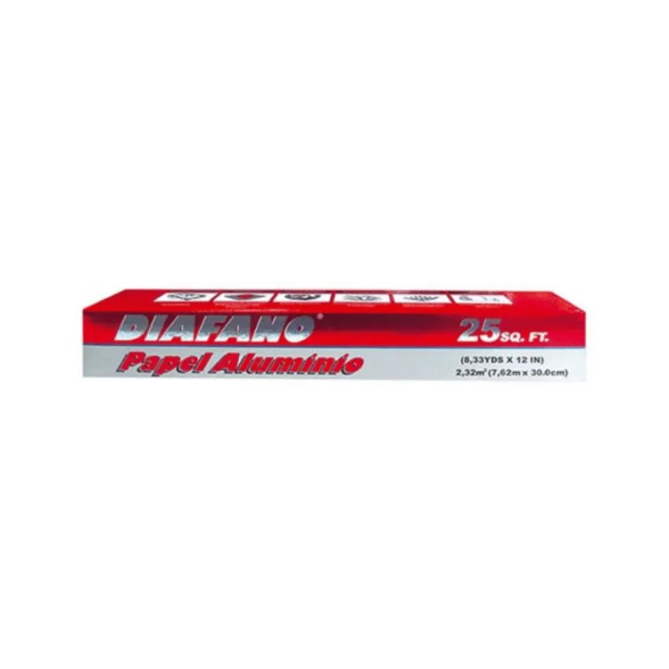 Diafano Papel Aluminio 7.62m x30cm