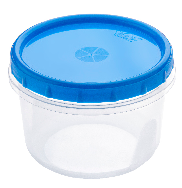 Envase Hermético 1 L Con Tapa Rosca Ancha