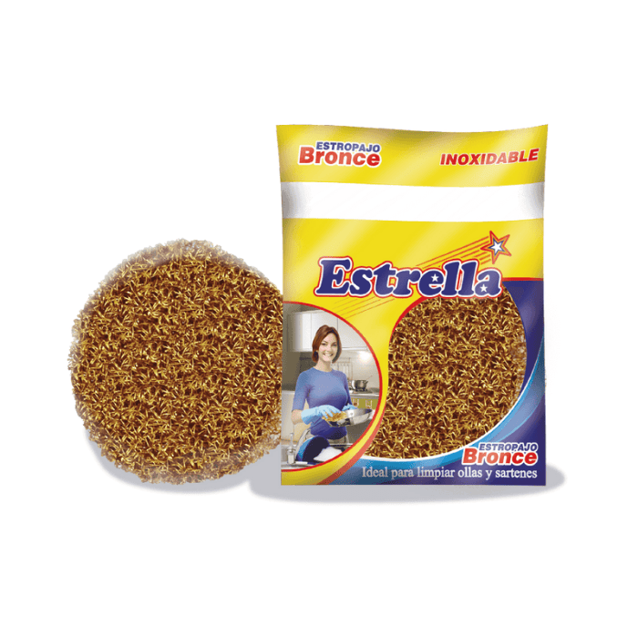 Estrella Estropajo De Bronce 
