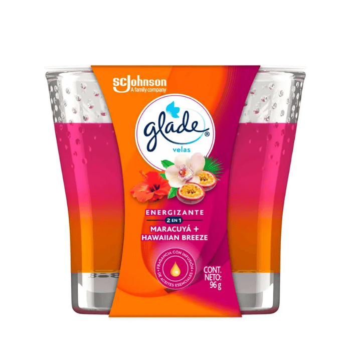 Glade Vela 2En1 Maracuya Y Hawaiian 96g