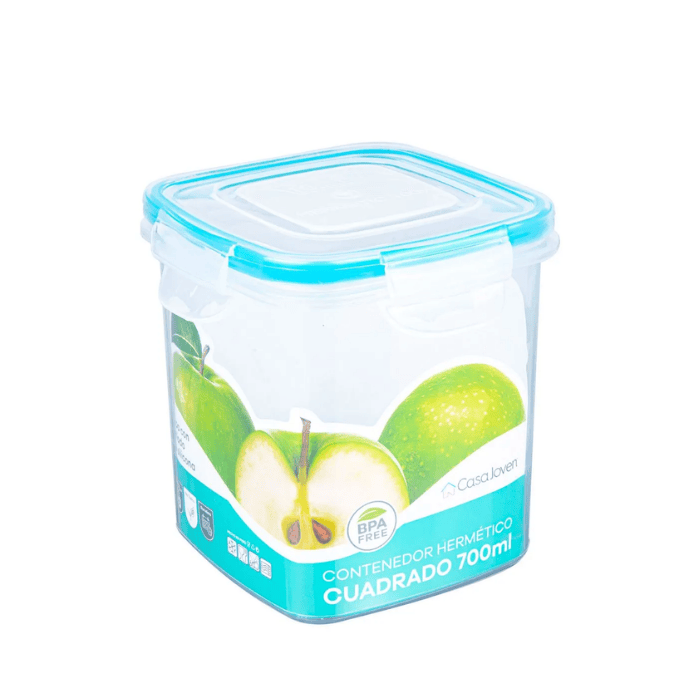 Hermetic Cuadrado 700ml - Reyplast