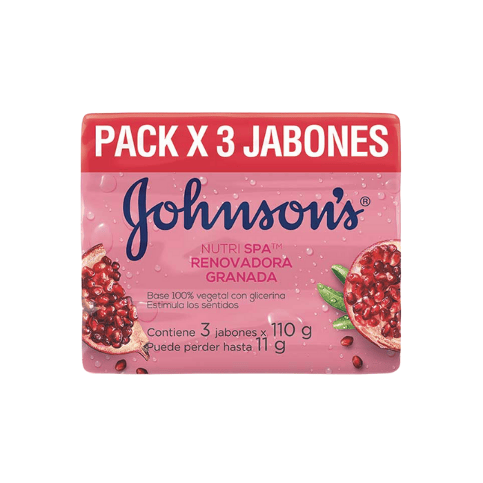 [7702031407447] Jabón Johnsons Granada x3 Unidades 330g 