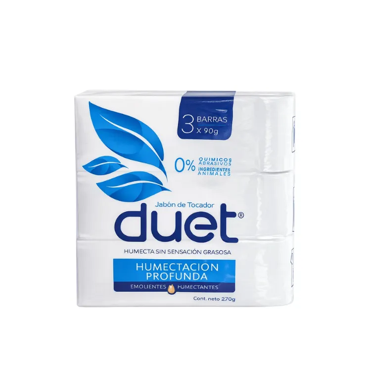 [7861048608442] Duet Jabón Humectación Profunda x3 Unidades