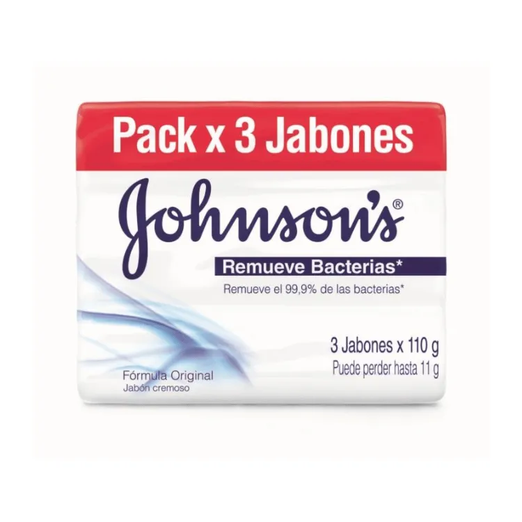 [7702031414322] Jabón Johnsons Formula Original x3 330g