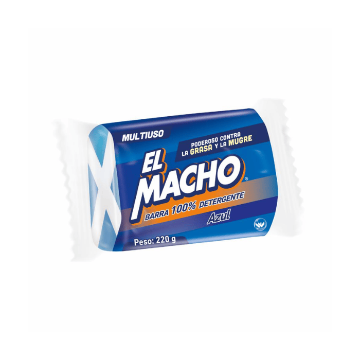 [3734] El Macho Jabón En Barra Azul 220g