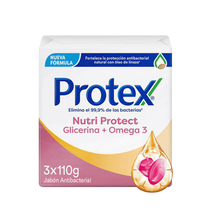 [3775] Jabón Protex Omega 3 x3 Unidades 330g