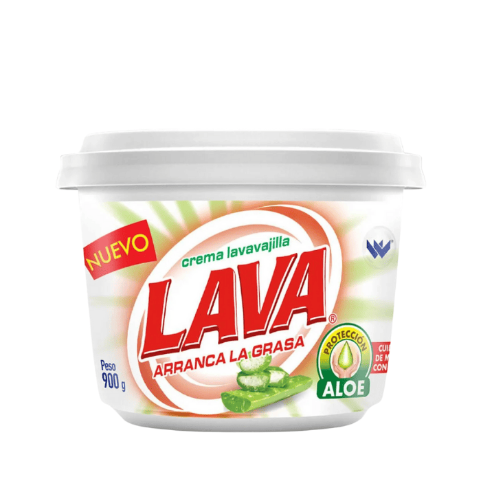 Crema Lavavajilla Lava Aloe 900g