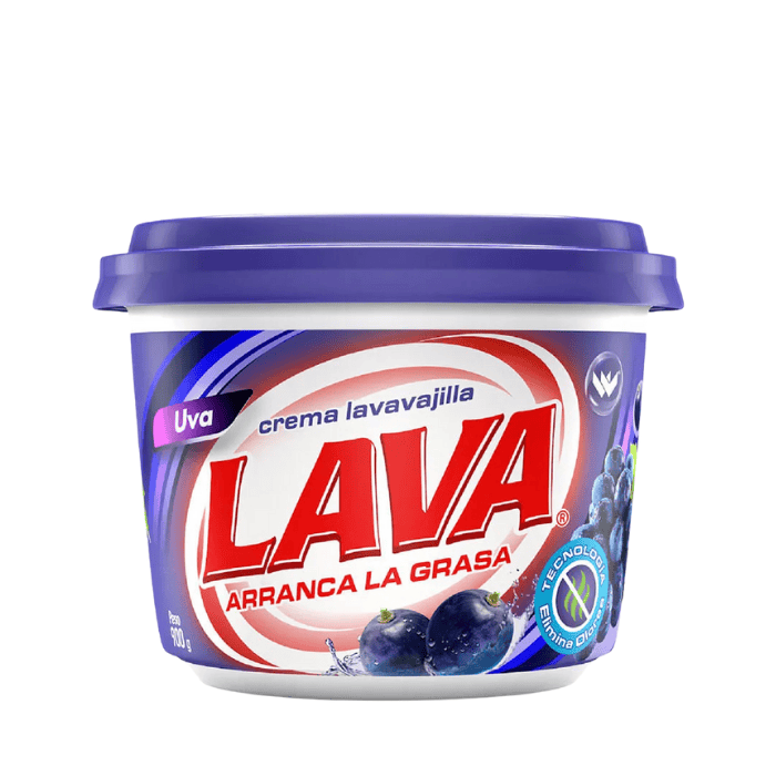 Crema Lavavajilla Lava Uva  900g