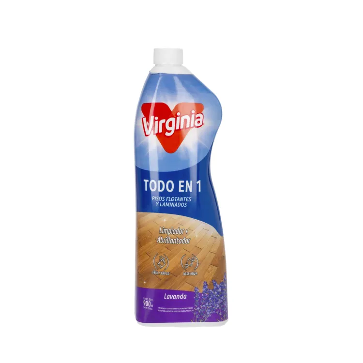 [7805040001108] Virginia Limpiador Pisos Flotantes y Laminados Lavanda 900ml