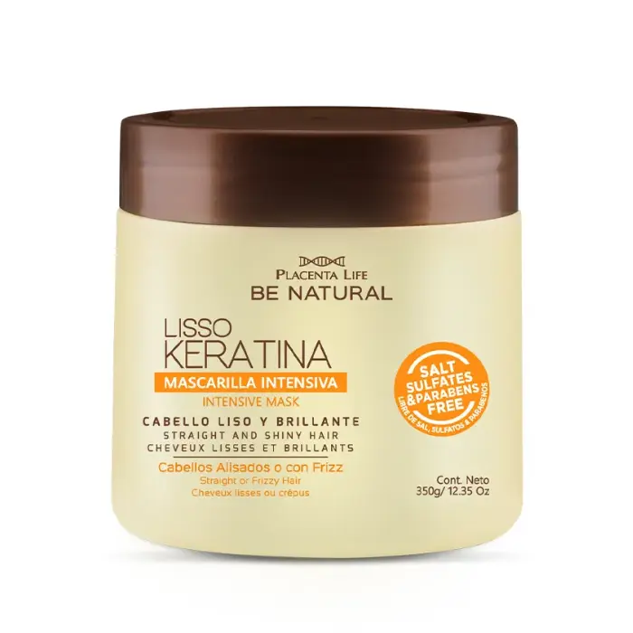 Be Natural Mascarilla Intensiva Lisso Keratina 350gr