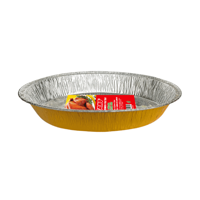 Diafano Molde de Aluminio Ovalado Pavo 46.5cmx32.5cmx7.5cm