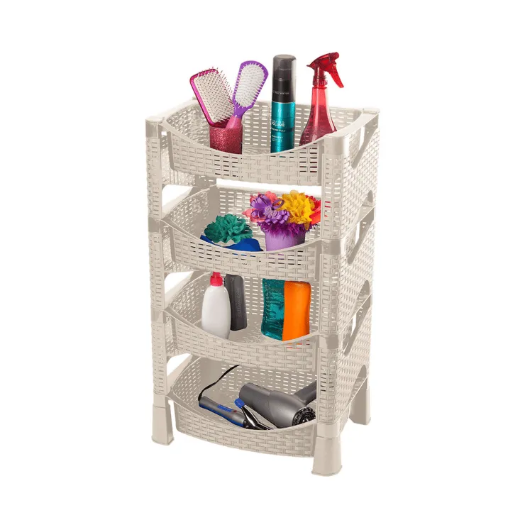 Organizador Ratan 4 Pisos Beige