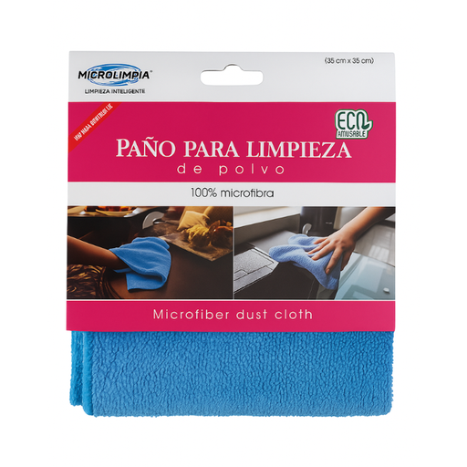 Paño Microfibra Limpieza De Polvo Microlimpia