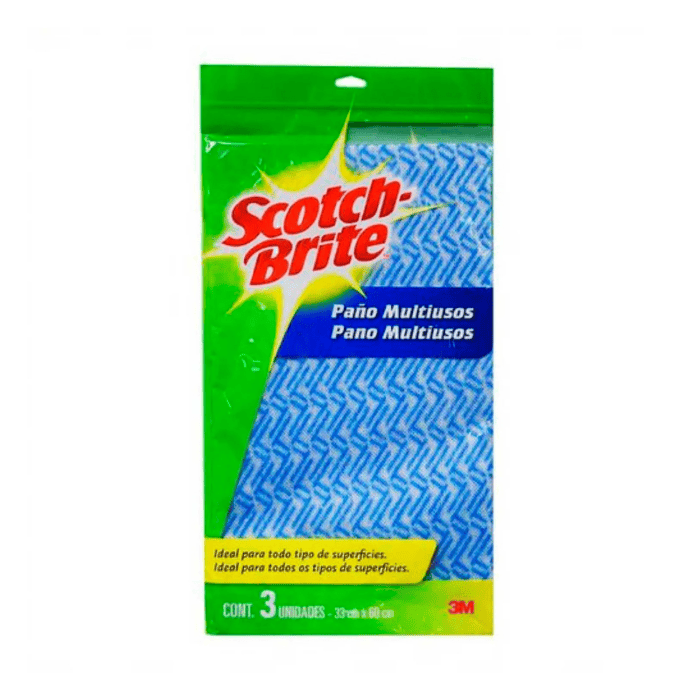 Paños Scotch Brite Multiusos X3 Unidades