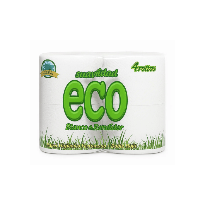 [310100306] Papel Higiénico ECO 2H Canasta x4 Unidades