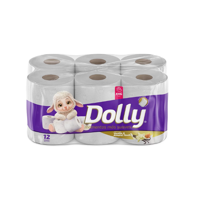 Papel Higiénico Dolly Triple Hoja XXG 36m Canasta x12 Unidades