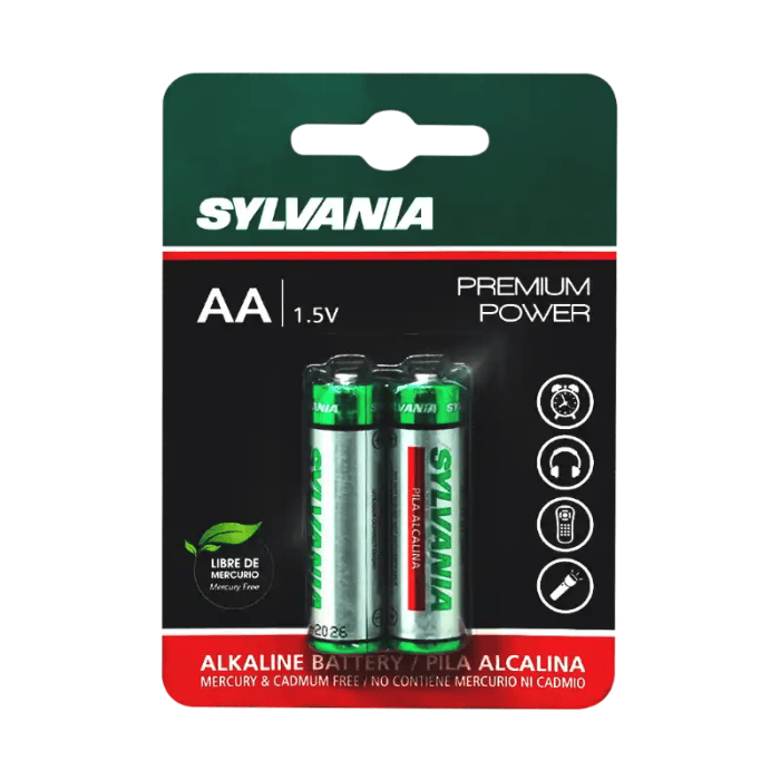 Sylvania Pilas Alkalinas AA 