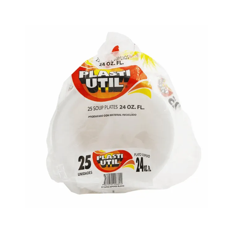 [7861010906804] Plastiutil Plato Sopero 24oz x25 Unidades