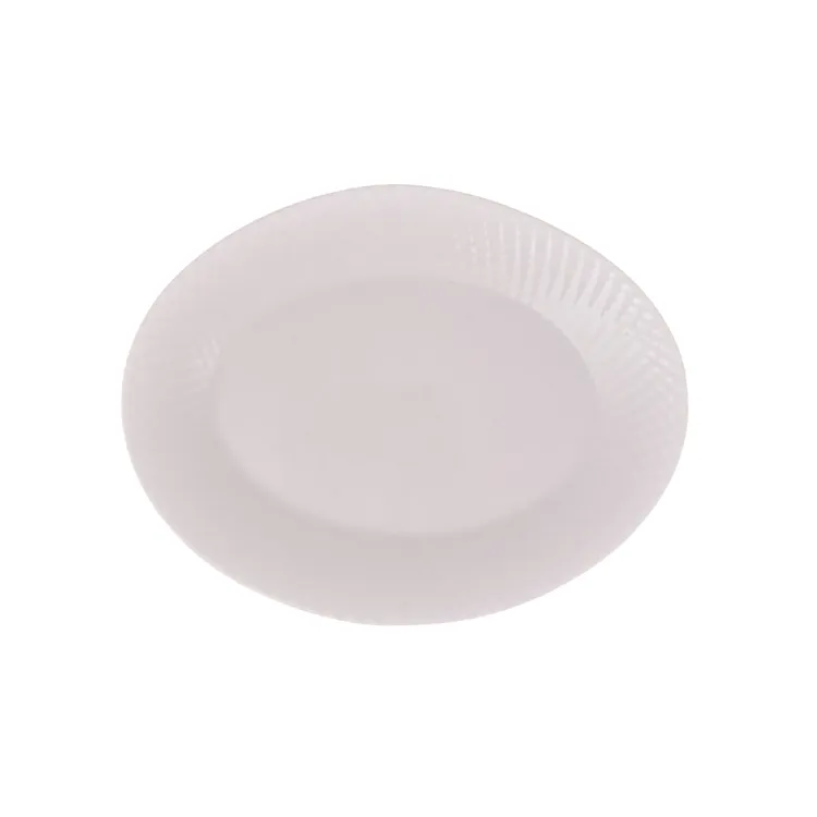 [5665] Plato Tendido Opal Oval 14" 