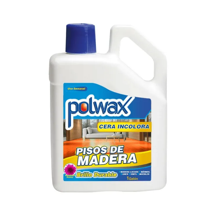 Polwax Cera Incolora Galón