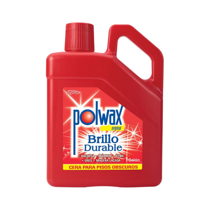 [7861024000413] Polwax Cera de Piso de Madera Roja Galón