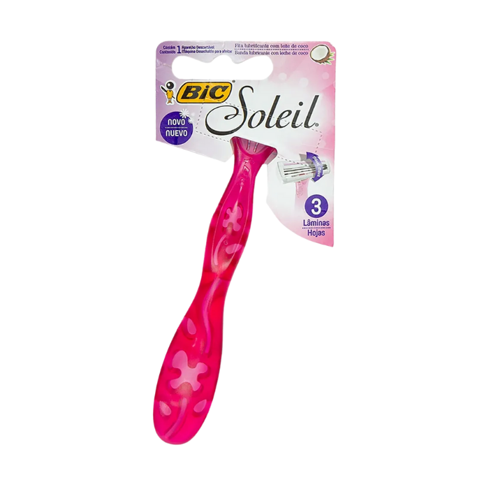 Prestobarba Bic Soleil Rosada 3 Hojas