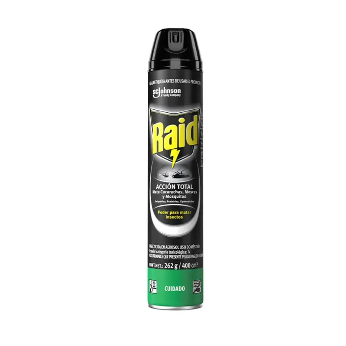 Raid Spray Acción Total 262g