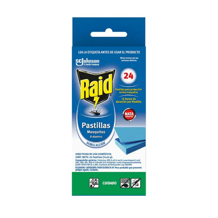 Raid Pastillas Repuesto x24 Unidades