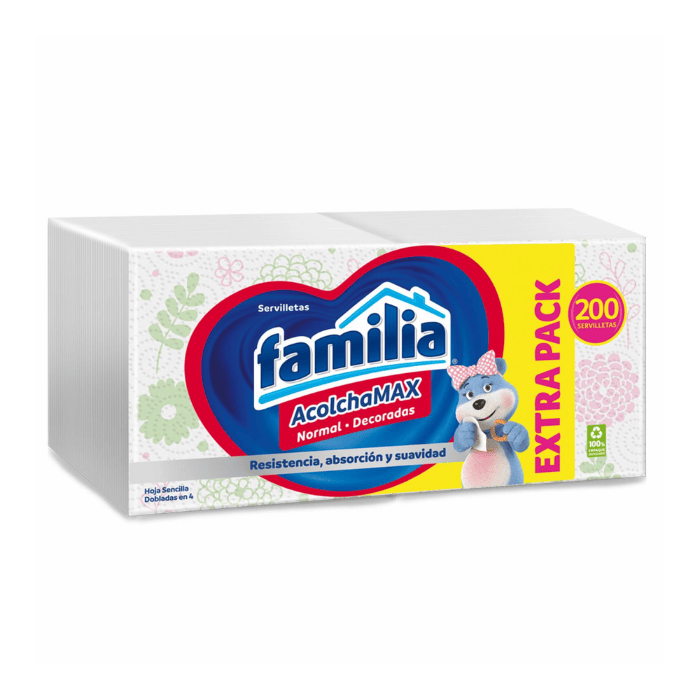 [6268] Familia Servilleta Decorada X200 