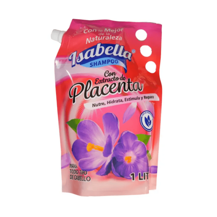 [6514] Isabella Shampoo Doy Pack Placenta 1L