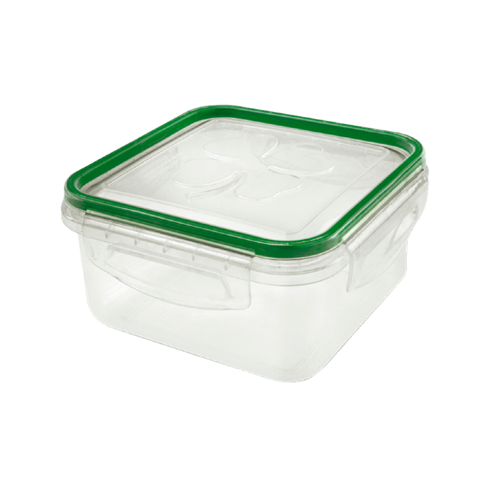 [TPX009000] Hermetic Cuadrado Trebol 1.2 L - Reyplast