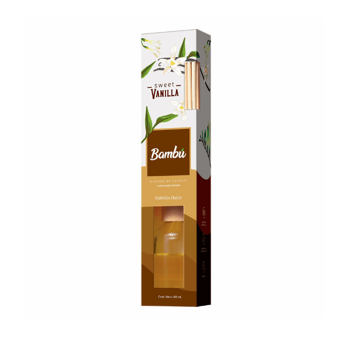 Tips Bambu Aromatizante Sweet Vainilla 80ml