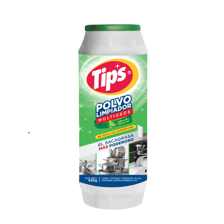 Tips Limpiador En Polvo Limón 450g