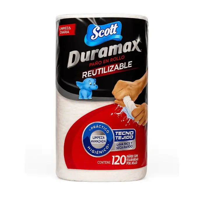 Toalla de Cocina Duramax Reutilizable Alta x120 Unidades
