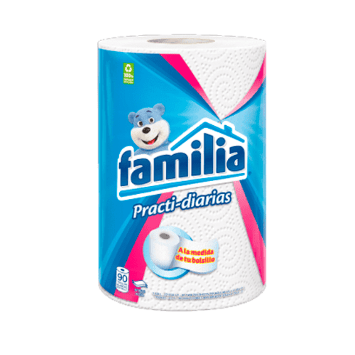 Toalla de Cocina Familia Practidiaria x90 Unidades