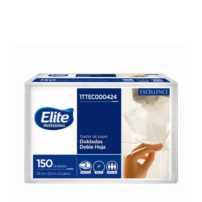 [7861175501371] Elite Toalla En Z x150 Unidades
