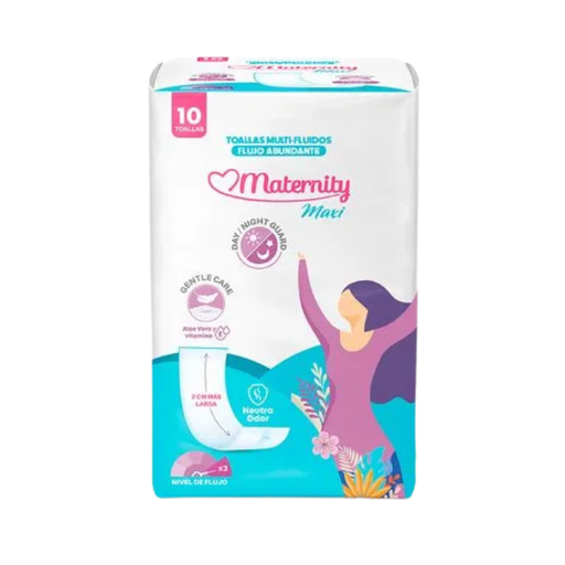 Toallas Maxi Maternity x10 Unidades