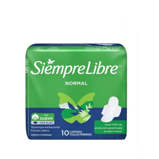 [7448] Stayfree Toalla Higiénica  Normal C/Alas X10 Unidades