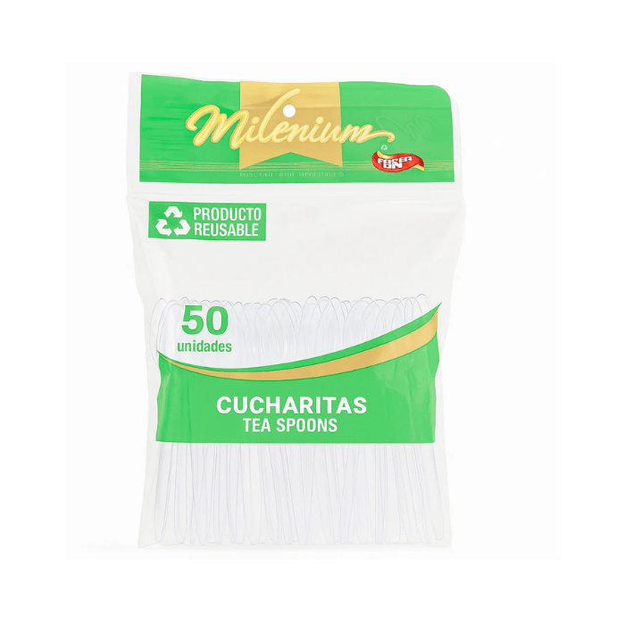 Cucharita Cristal Milenium X50 Unidades