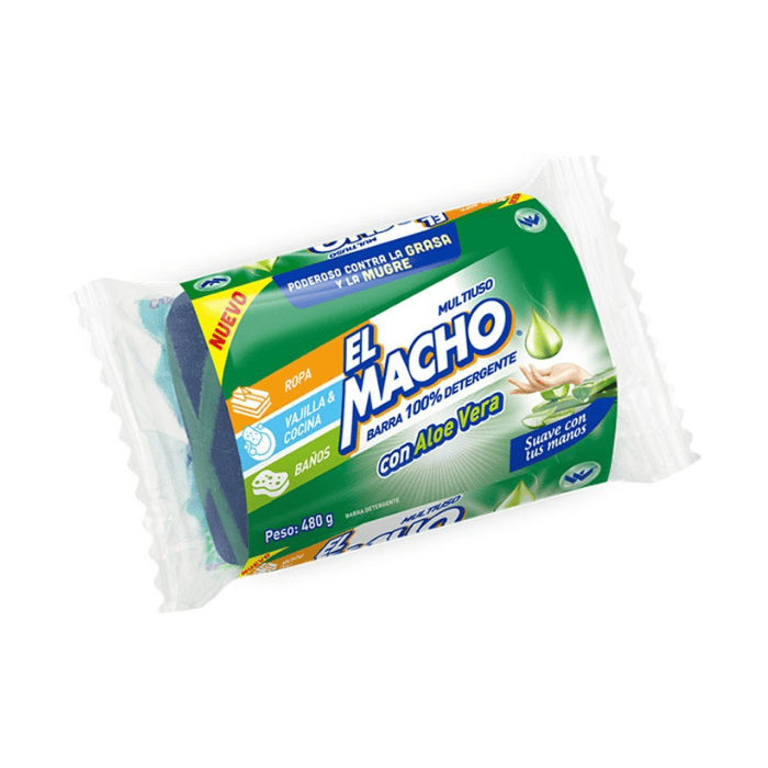 [8351] El Macho Jabón En Barra Aloe Vera 480g